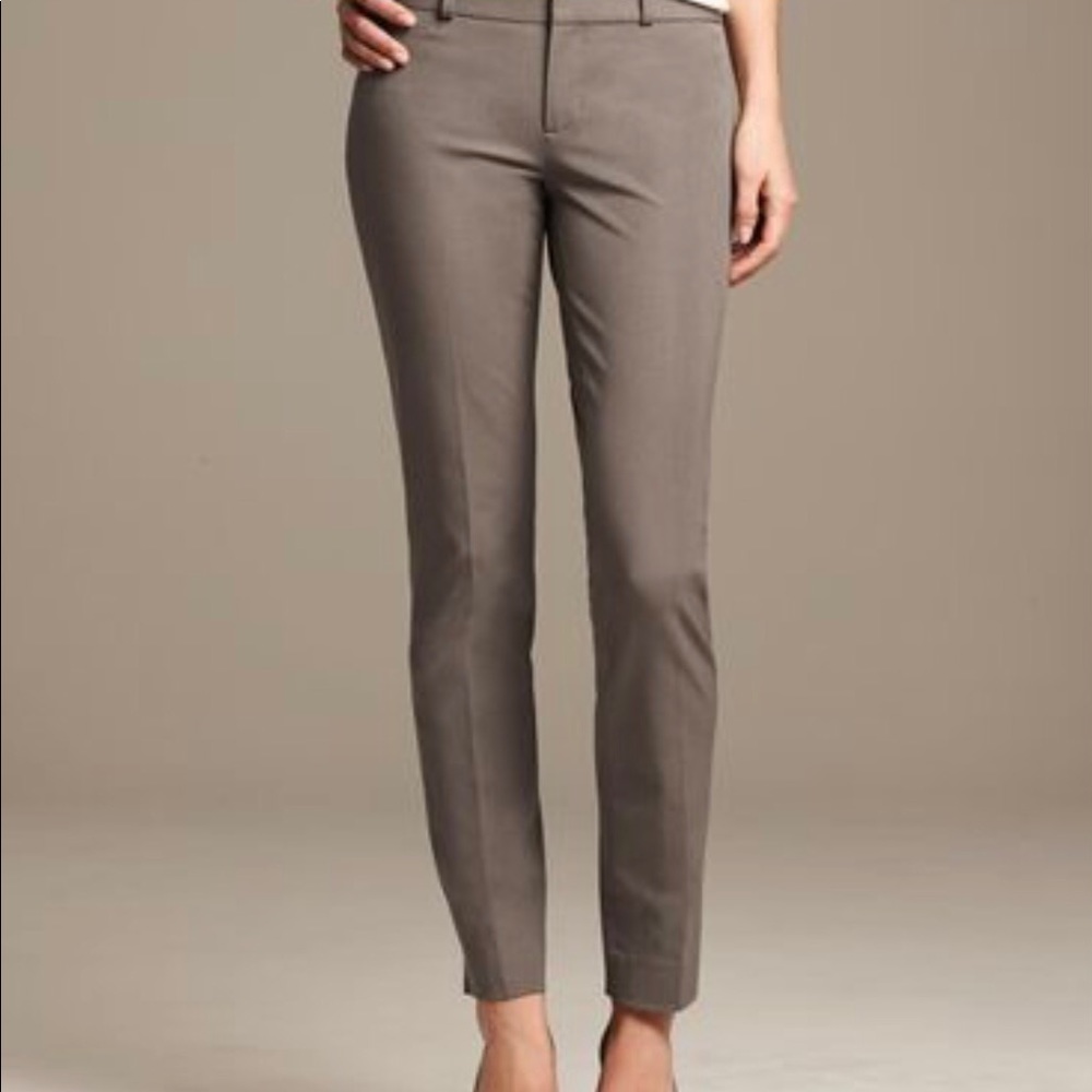 Banana Republic Sloan fit dress pants. Style with comfort, nice stretch.